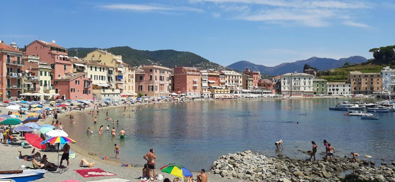 Casa Coppe… Affacciato Sulla Baia Delle Favole Apartment Sestri Levante Bagian luar foto
