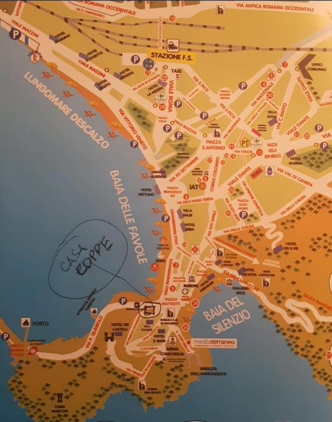 Casa Coppe… Affacciato Sulla Baia Delle Favole Apartment Sestri Levante Bagian luar foto